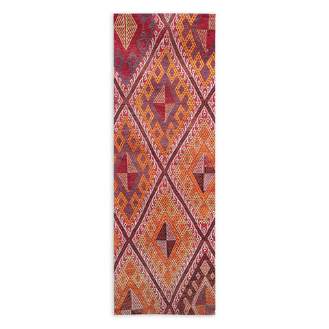 Henrike Schenk - Travel Photography Woven Carpet Red and Orange Yoga Towel