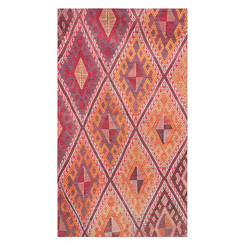 Henrike Schenk - Travel Photography Woven Carpet Red and Orange Tablecloth