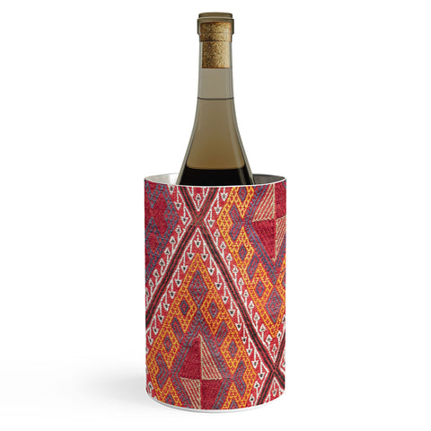 Henrike Schenk - Travel Photography Woven Carpet Red and Orange Wine Chiller