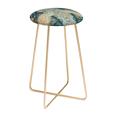 Holli Zollinger CHATEAU PEACOCK Counter Stool