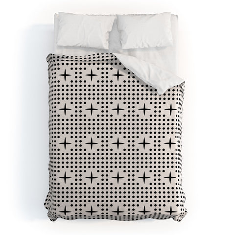Holli Zollinger Dot And Plus Mudcloth Duvet Cover