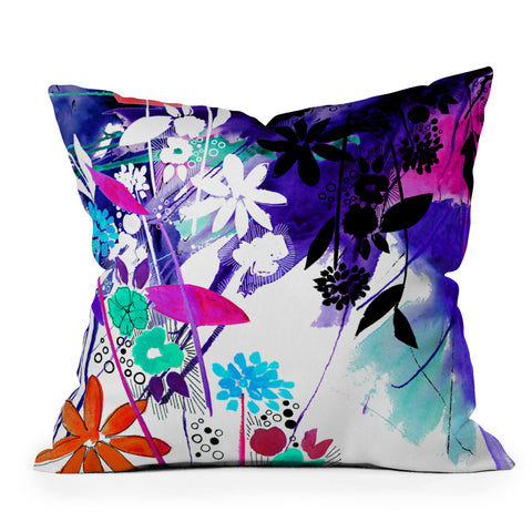 Holly Sharpe Captivate Floral Outdoor Throw Pillow