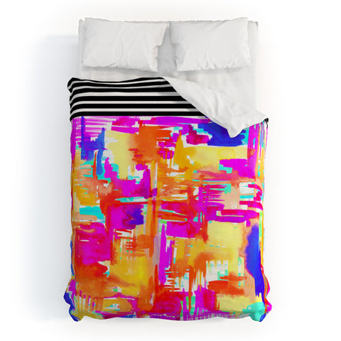 Holly Sharpe Colorful Chaos 1 Duvet Cover
