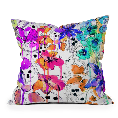 Holly Sharpe Lost In Botanica 1 Outdoor Throw Pillow