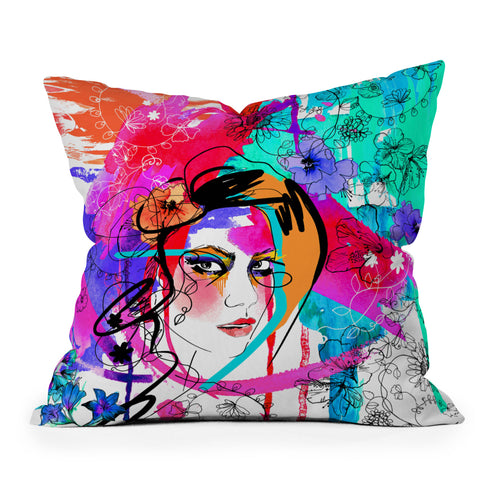 Holly Sharpe Passion Outdoor Throw Pillow