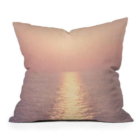 Ingrid Beddoes cashmere rose sunset Outdoor Throw Pillow