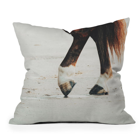Ingrid Beddoes horse tango Outdoor Throw Pillow