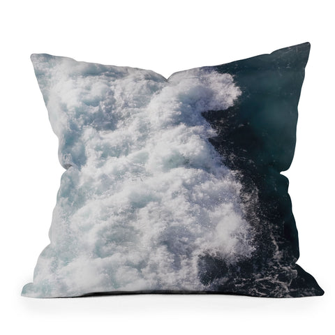 Ingrid Beddoes Ocean Storm Outdoor Throw Pillow