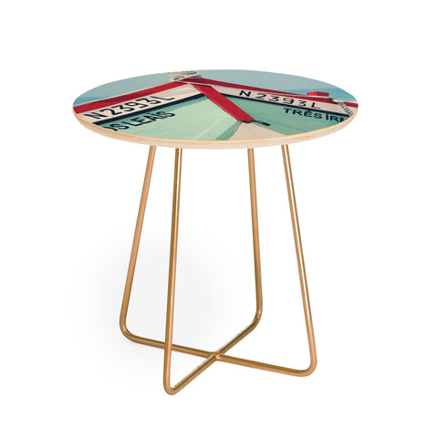 Ingrid Beddoes Portuguese fishing boat Round Side Table