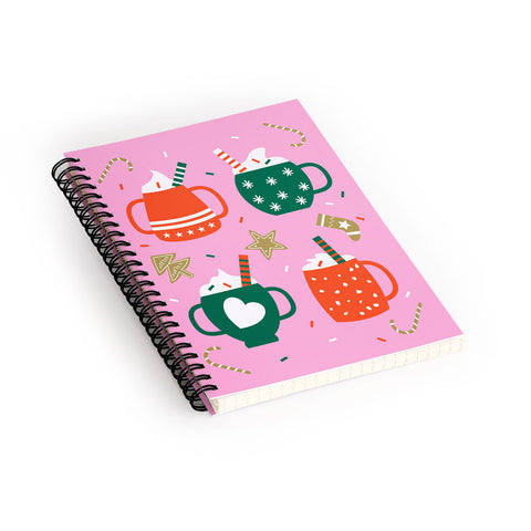 Insvy Design Studio Cocoa Cookies Spiral Notebook