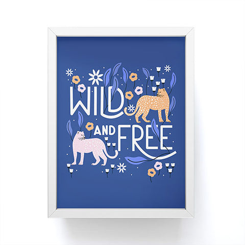 Insvy Design Studio Wild and Free I Framed Mini Art Print
