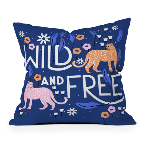 Insvy Design Studio Wild and Free I Outdoor Throw Pillow