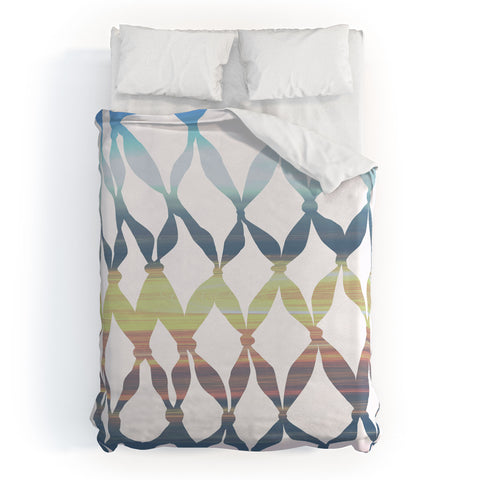 Irena Orlov Abstract Lines 6 Duvet Cover