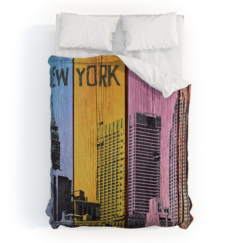 Irena Orlov New York Downtown Duvet Cover