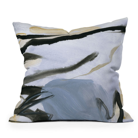 Iris Lehnhardt abstract and minimal 2 Outdoor Throw Pillow