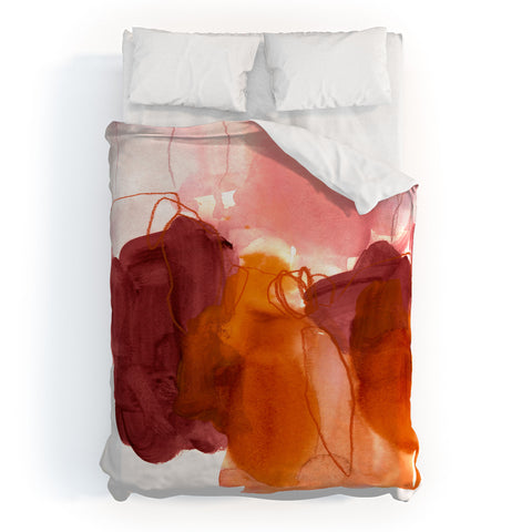 Iris Lehnhardt Abstract Painting X Duvet Cover
