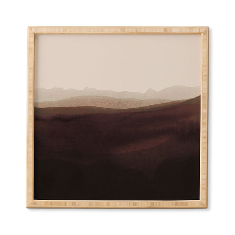 Iris Lehnhardt mountain horizon 31 Framed Wall Art havenly