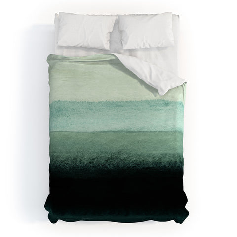 Iris Lehnhardt shades of green Duvet Cover