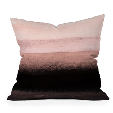 Iris Lehnhardt shades of pink Outdoor Throw Pillow