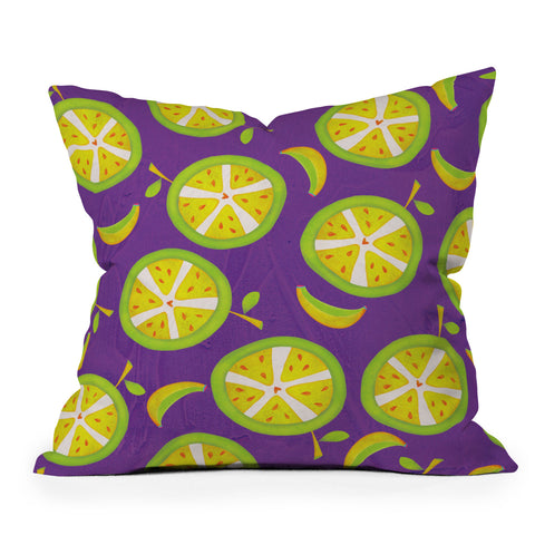 Isa Zapata Citric Heaven Outdoor Throw Pillow