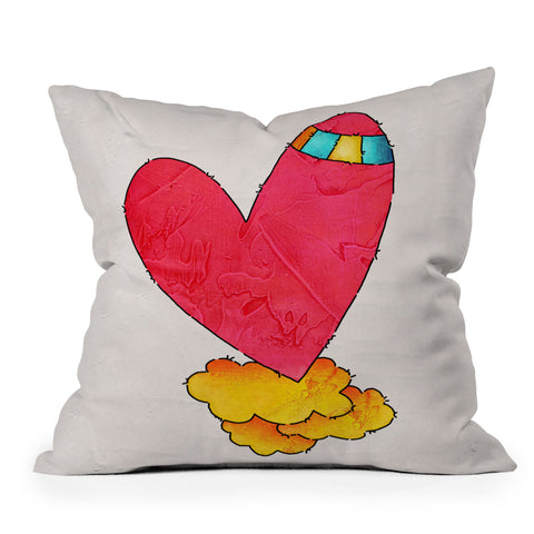 Isa Zapata In The Clouds 2 Outdoor Throw Pillow