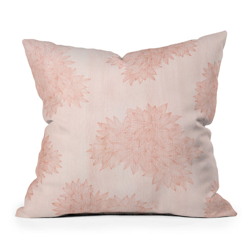 Iveta Abolina Beach Day Pink Outdoor Throw Pillow