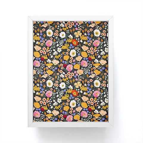 Iveta Abolina Blooming Wildflower Garden Framed Mini Art Print