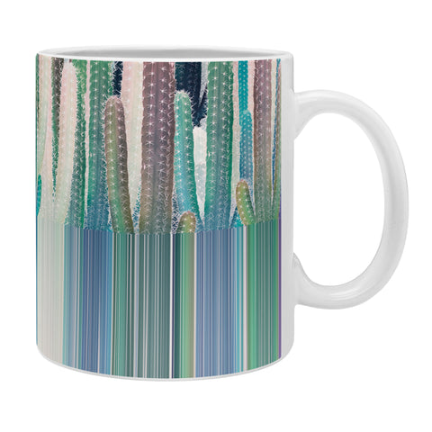 Iveta Abolina Cacti Stripe Pastel Coffee Mug