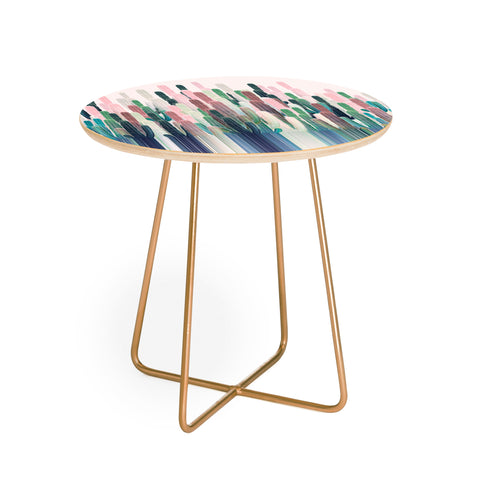 Iveta Abolina Cacti Stripe Pastel Round Side Table