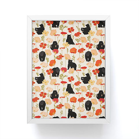 Iveta Abolina California Poppies and Bears Framed Mini Art Print