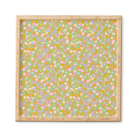 Iveta Abolina Confetti Salad Green Framed Wall Art