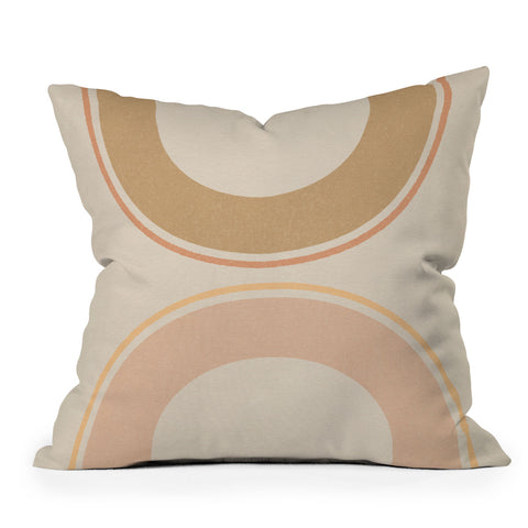Iveta Abolina Coral Shapes Series VI Outdoor Throw Pillow