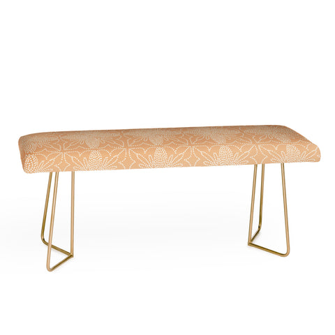 Iveta Abolina Dotted Tile Coral Bench