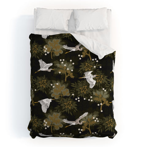 Iveta Abolina Herons over Jungle Comforter