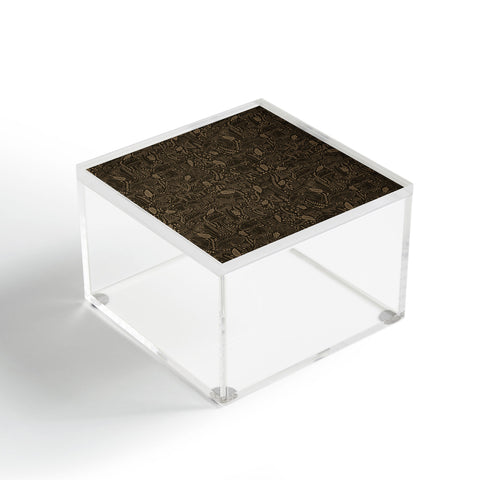 Iveta Abolina Mushrooms Dark Brown Acrylic Box