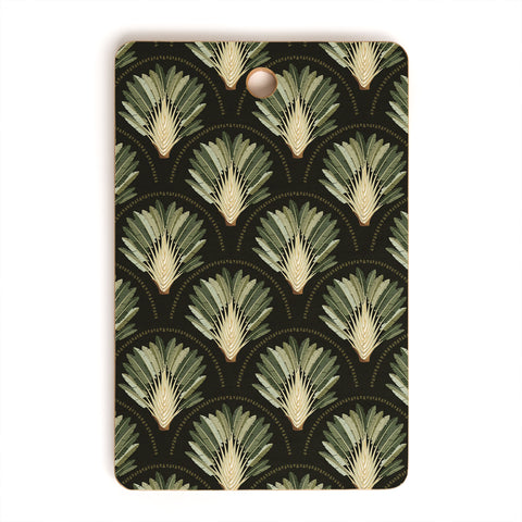 Iveta Abolina Palm Deep Green Cutting Board Rectangle
