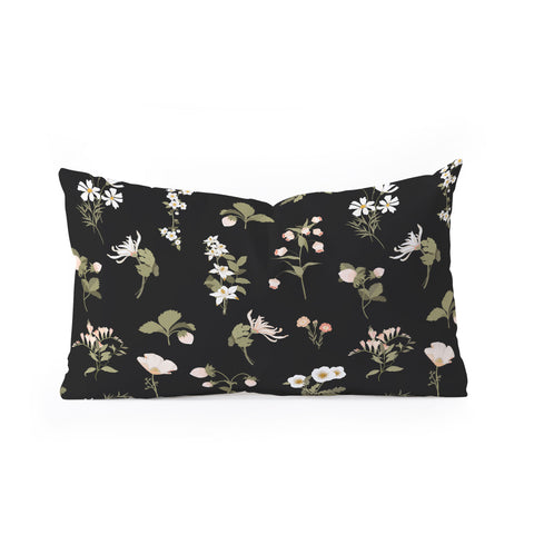 Iveta Abolina Pineberries Botanicals Black Oblong Throw Pillow Havenly
