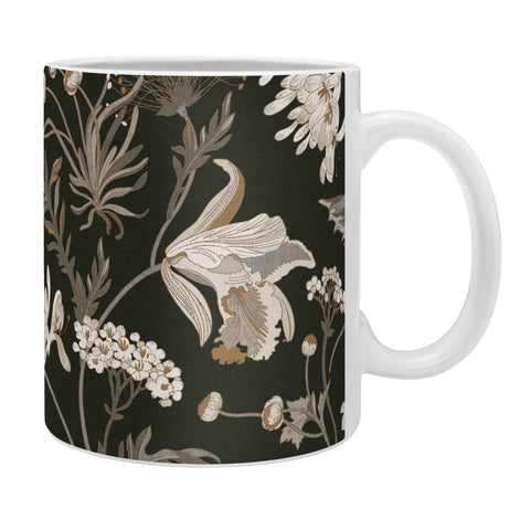 Iveta Abolina Poesie French Garden Charcoal Coffee Mug