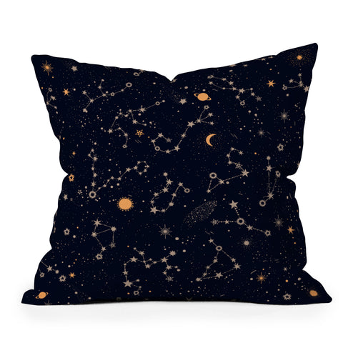 Iveta Abolina Starry Night IV Outdoor Throw Pillow