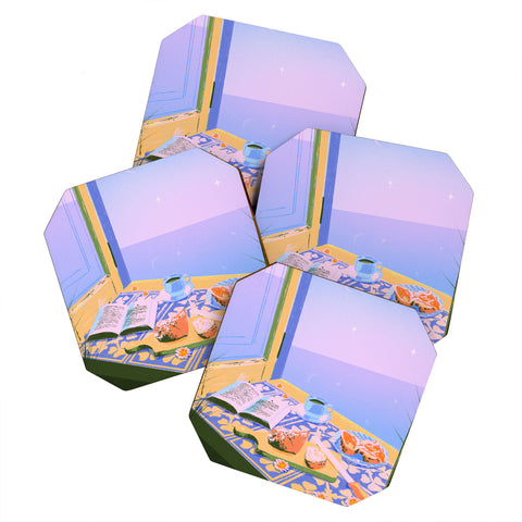 Izzy Lawrence Tropical Dreaming Coaster Set