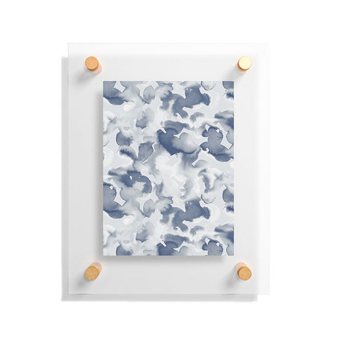 Jacqueline Maldonado Clouds Slate Blue Grey Floating Acrylic Print