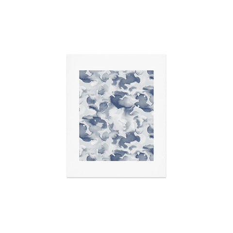Jacqueline Maldonado Clouds Slate Blue Grey Art Print