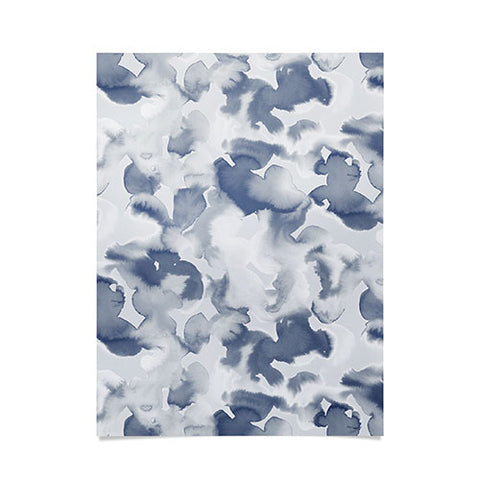 Jacqueline Maldonado Clouds Slate Blue Grey Poster