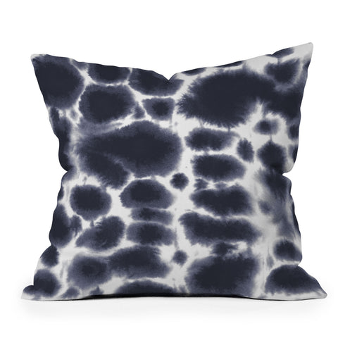 Jacqueline Maldonado Dye Dots Stone Outdoor Throw Pillow