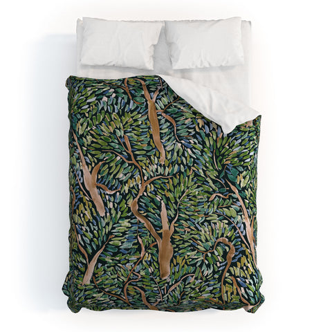 Jacqueline Maldonado Fauvist Trees Dark Comforter