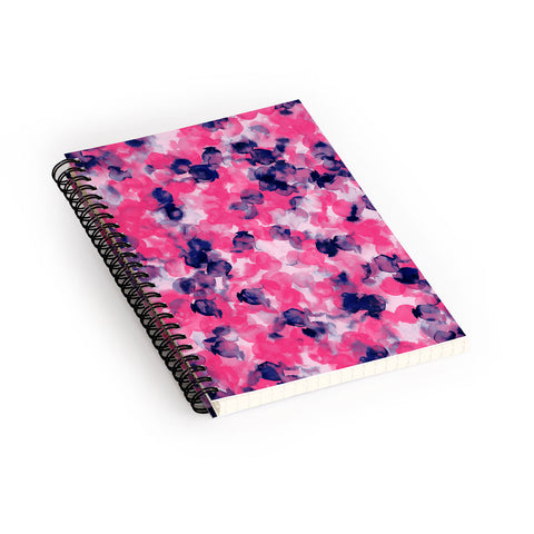 Jacqueline Maldonado Filigree Pink Indigo Spiral Notebook
