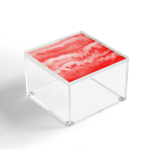 Jacqueline Maldonado Ombre Waves Persimmon Acrylic Box