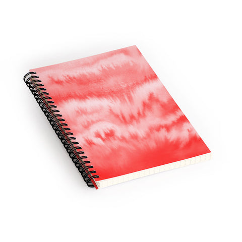 Jacqueline Maldonado Ombre Waves Persimmon Spiral Notebook
