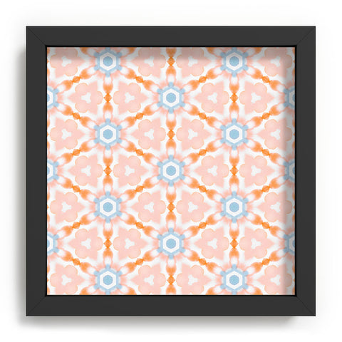 Jacqueline Maldonado Soft Orange Dye Tessellation Recessed Framing Square