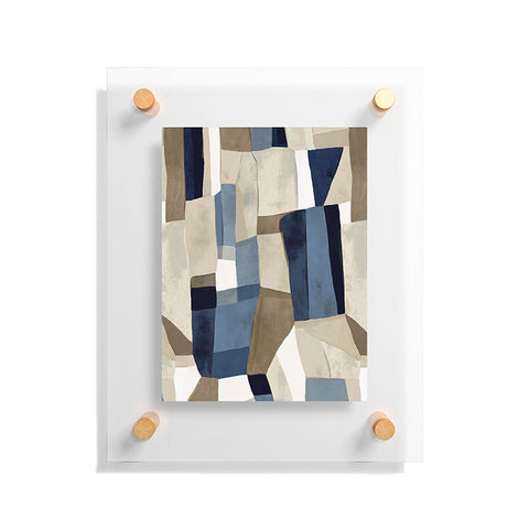 Jacqueline Maldonado Textural Abstract Geometric Floating Acrylic Print